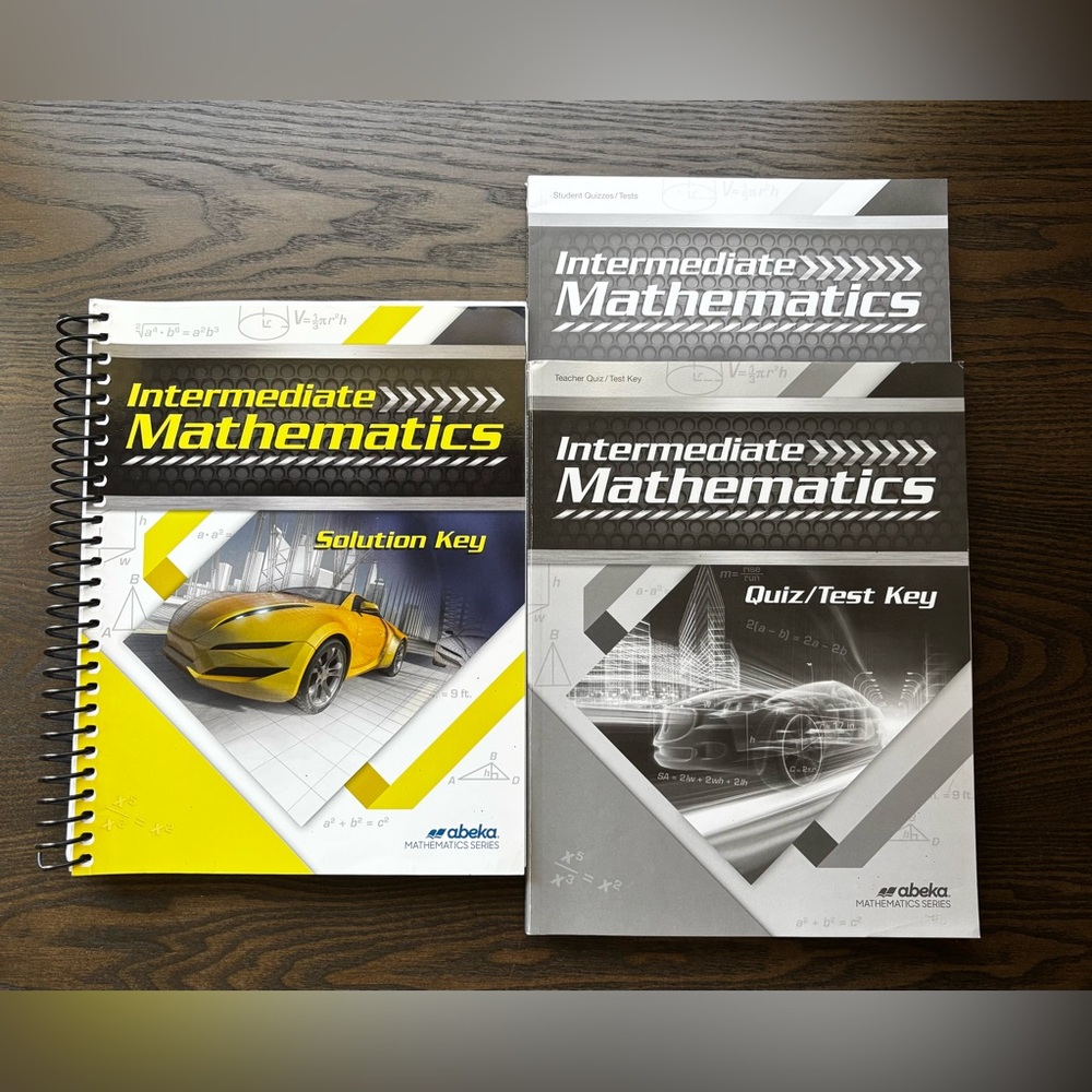 Abeka Intermediate Mathematics Solution Key, Student Quiz/Tests and Teacher Key